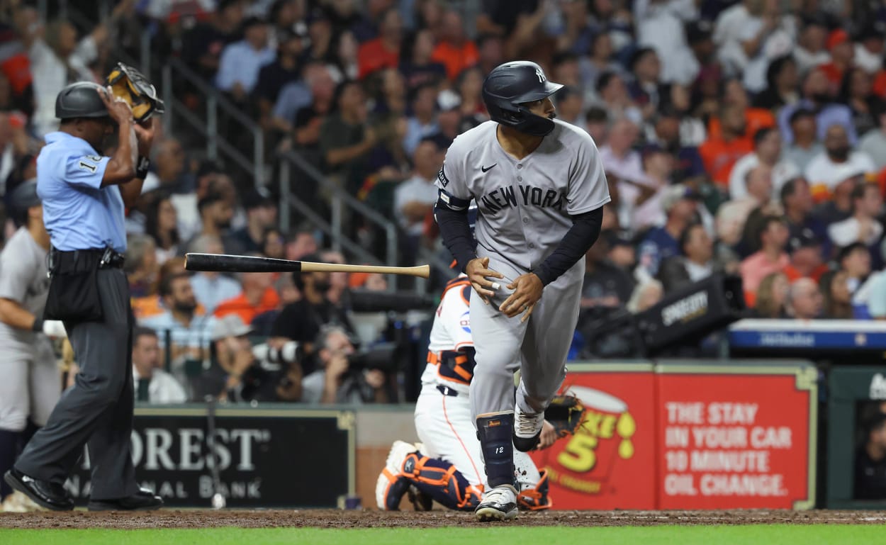 MLB: New York Yankees at Houston Astros, trent grisham MLB: New York Yankees at Houston Astros, trent grisham