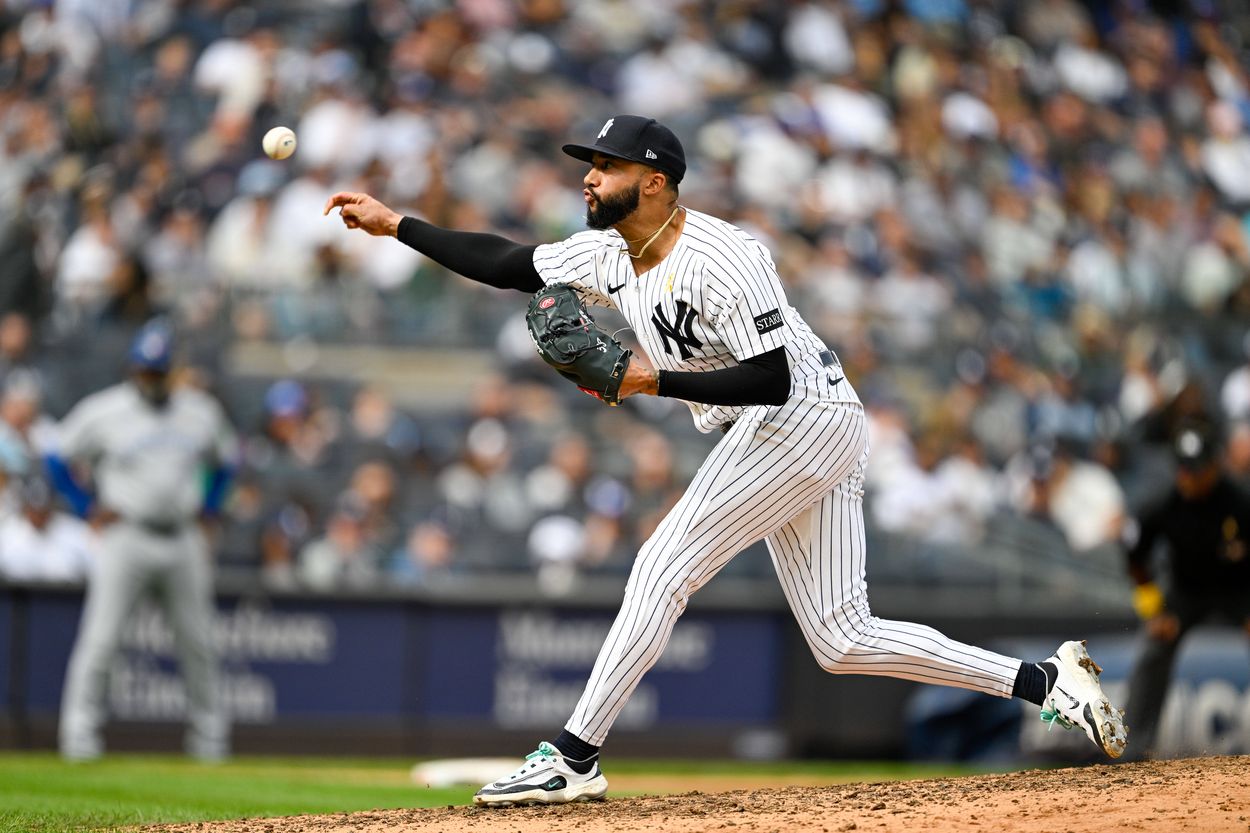 MLB: Toronto Blue Jays at New York Yankees, devin williams