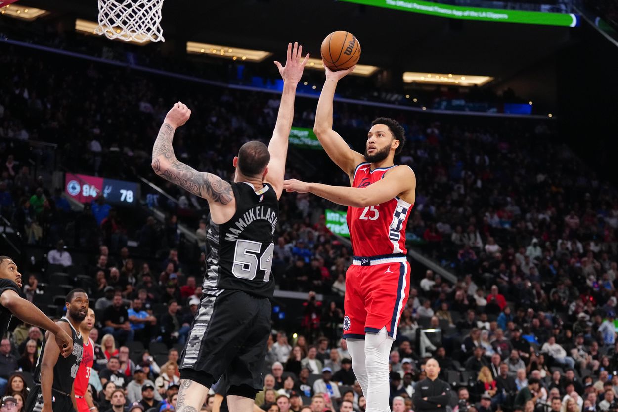 NBA: San Antonio Spurs at Los Angeles Clippers, ben simmons, knicks NBA: San Antonio Spurs at Los Angeles Clippers, ben simmons, knicks