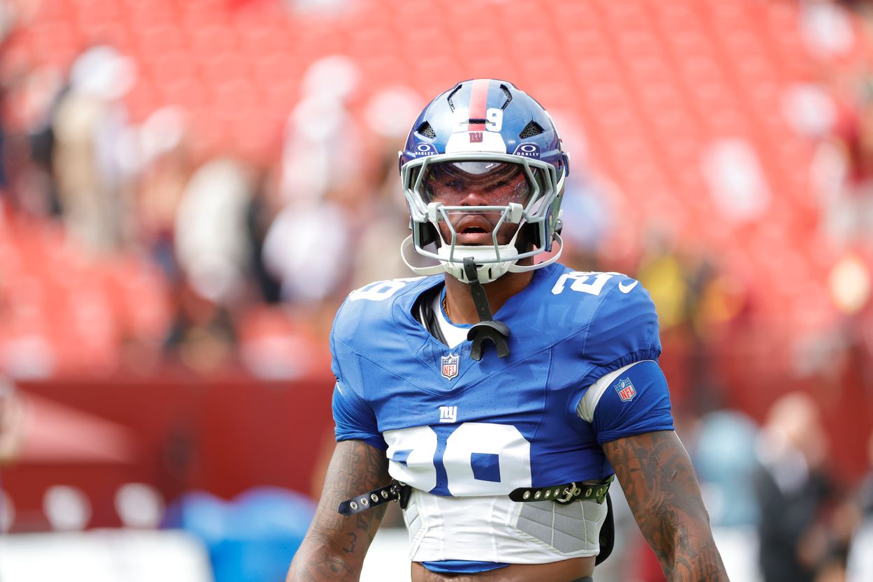 Tyrone Tracy Jr., NFL: New York Giants at Washington Commanders
