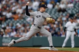 Will Warren (pictured) has excelled filling Luis Gil's rotation spot for the Yankees.