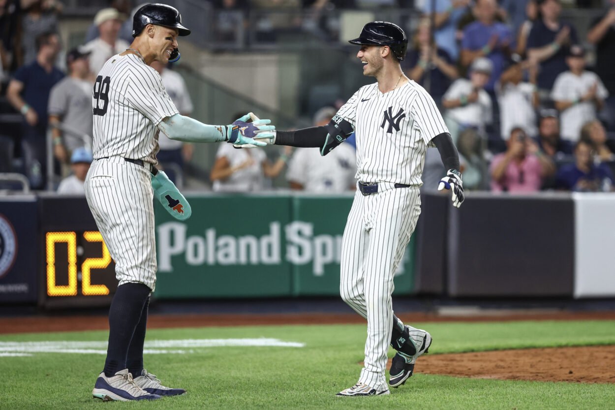 MLB: Chicago Cubs at New York Yankees, cody bellinger