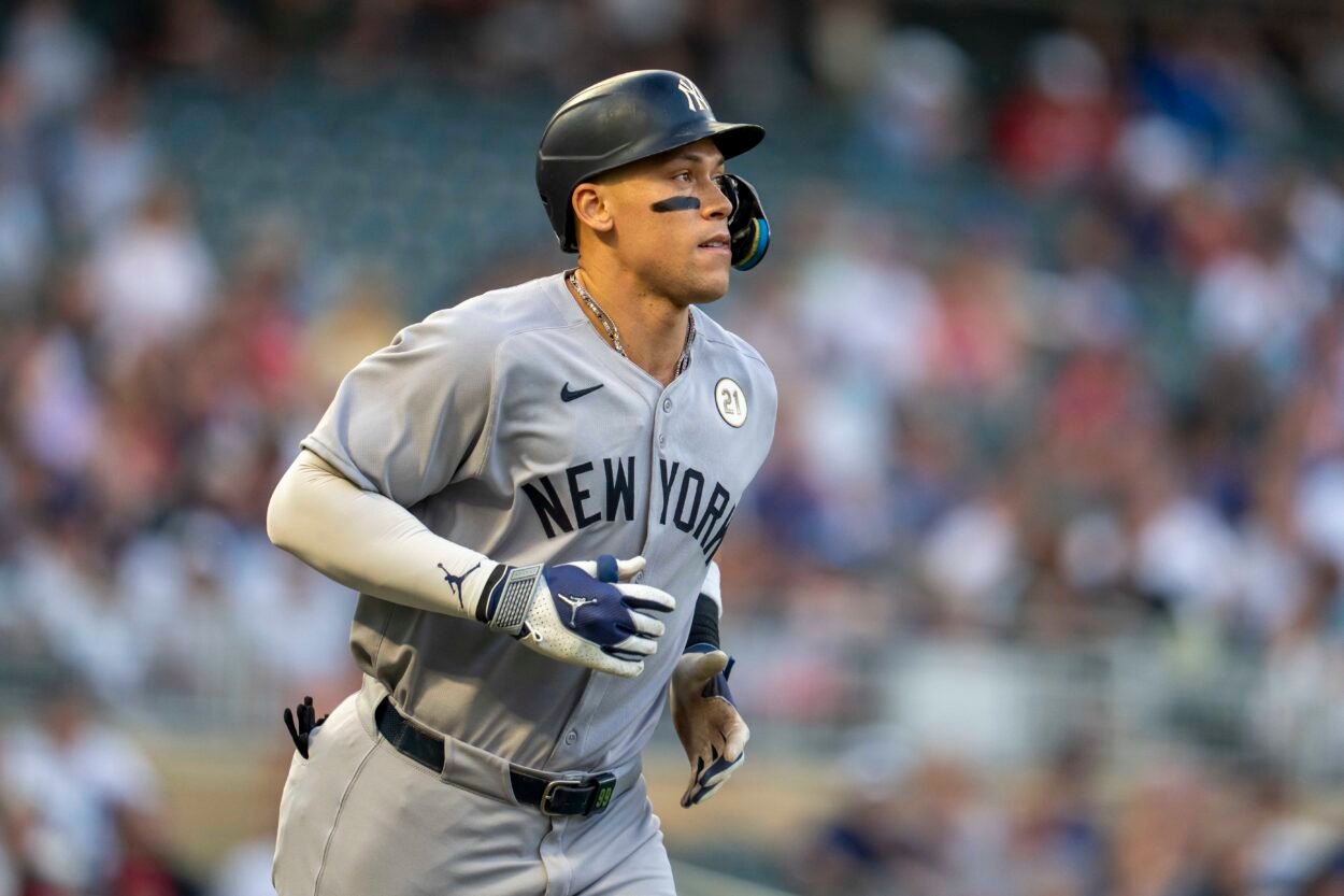 Aaron Judge, MLB: New York Yankees at Minnesota Twins