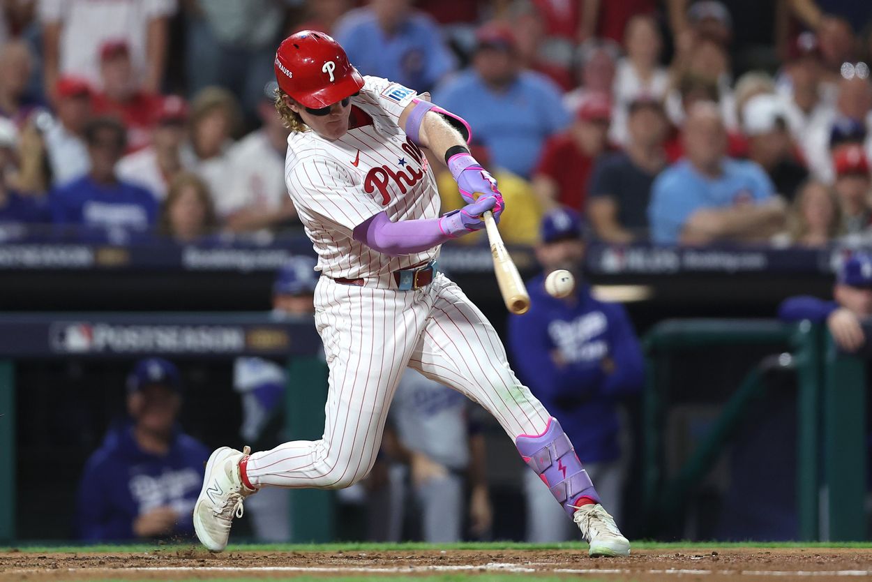 MLB: Playoffs-Los Angeles Dodgers at Philadelphia Phillies, harrison bader, yankees