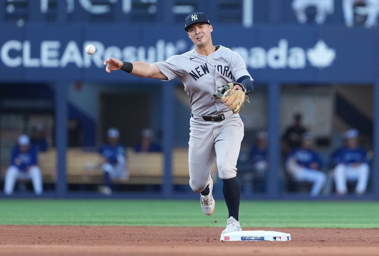 MLB: Playoffs-New York Yankees at Toronto Blue Jays, anthony volpe