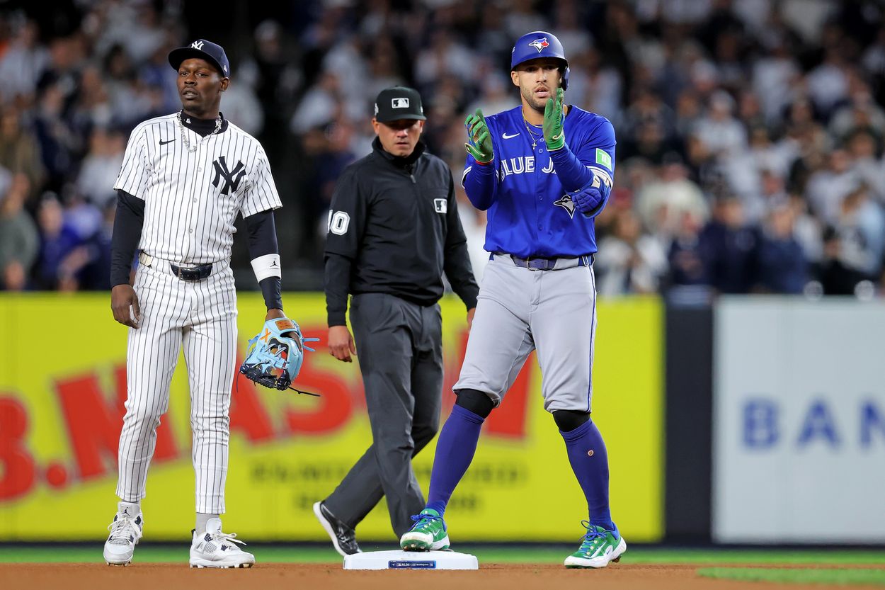 MLB: Playoffs-Toronto Blue Jays at New York Yankees MLB: Playoffs-Toronto Blue Jays at New York Yankees