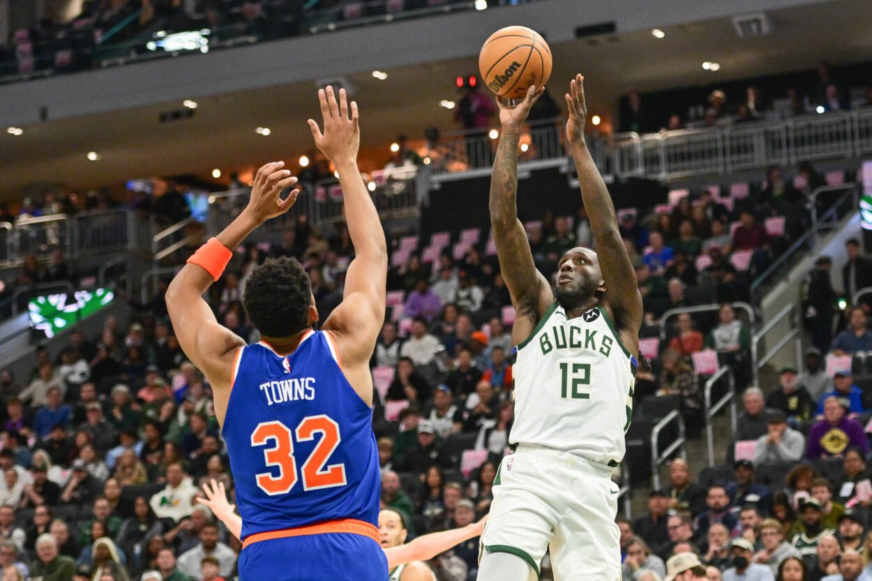 NBA: New York Knicks at Milwaukee Bucks, karl-anthony towns NBA: New York Knicks at Milwaukee Bucks, karl-anthony towns