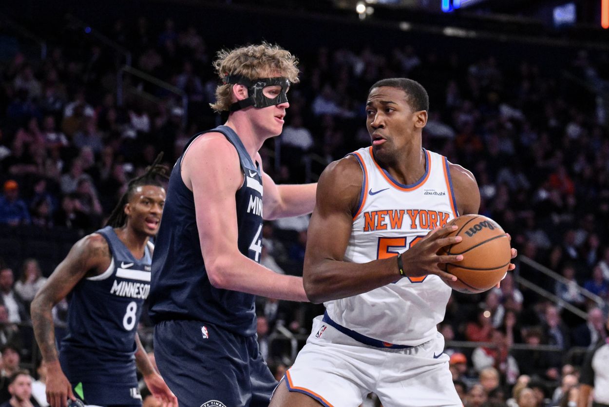 NBA: Preseason-Minnesota Timberwolves at New York Knicks, Trey Jemison III NBA: Preseason-Minnesota Timberwolves at New York Knicks, Trey Jemison III