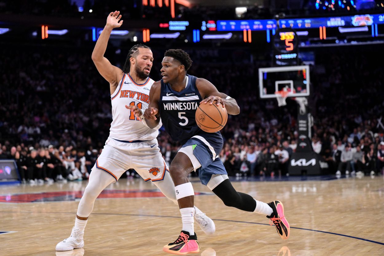 NBA: Preseason-Minnesota Timberwolves at New York Knicks, jalen brunson NBA: Preseason-Minnesota Timberwolves at New York Knicks, jalen brunson