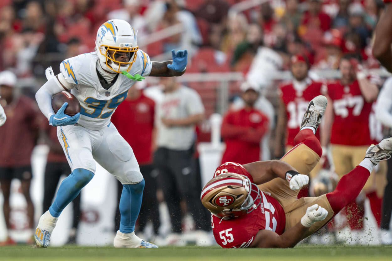 Jaylen Johnson, NFL: Los Angeles Chargers at San Francisco 49ers