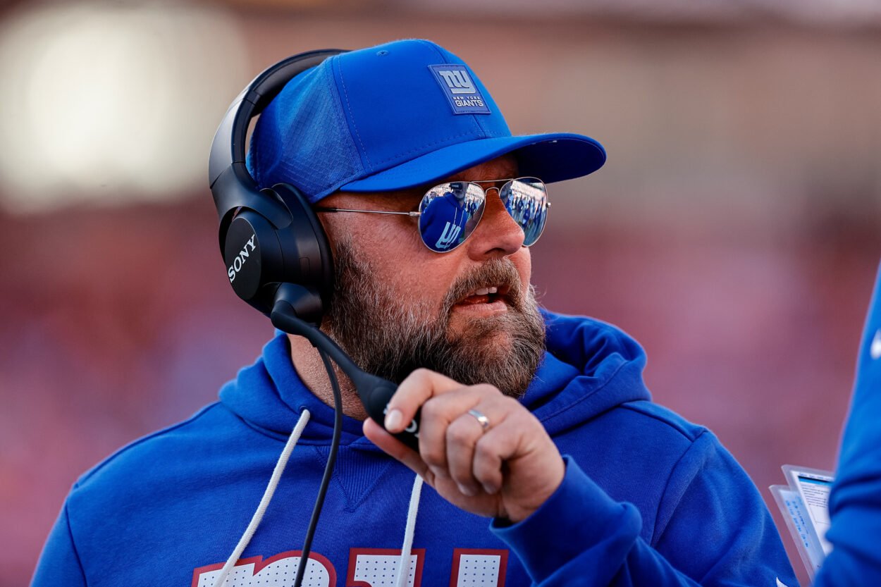 NFL: New York Giants at Denver Broncos Brian Daboll, NFL: New York Giants at Denver Broncos