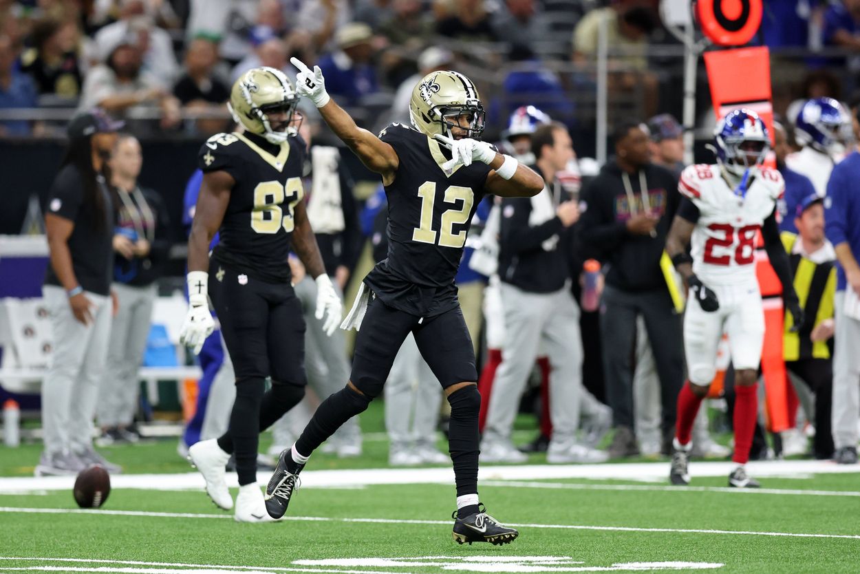 NFL: New York Giants at New Orleans Saints, new york giants, chris olave