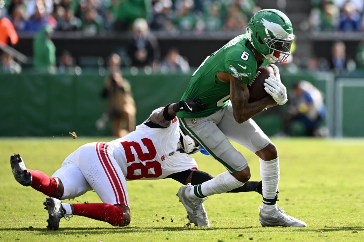 NFL: New York Giants at Philadelphia Eagles, cor’dale flott