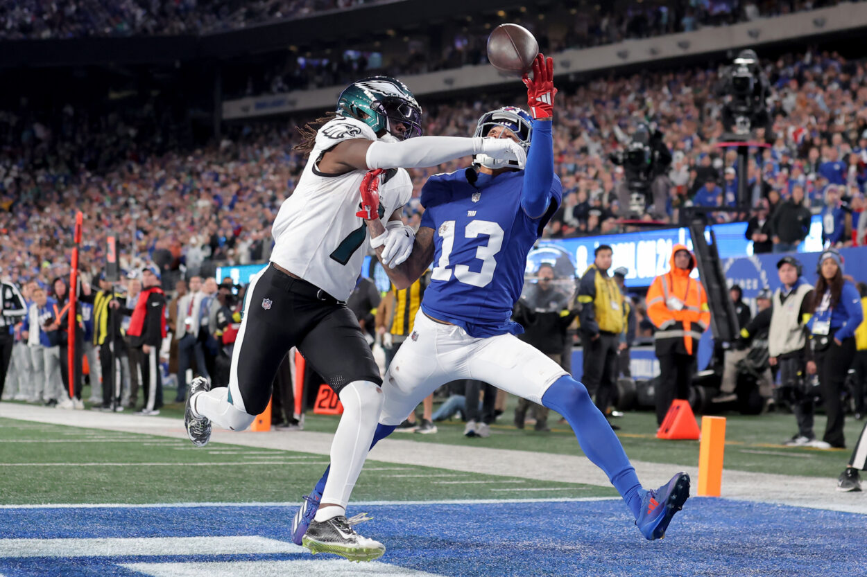 NFL: Philadelphia Eagles at New York Giants, jalin hyatt