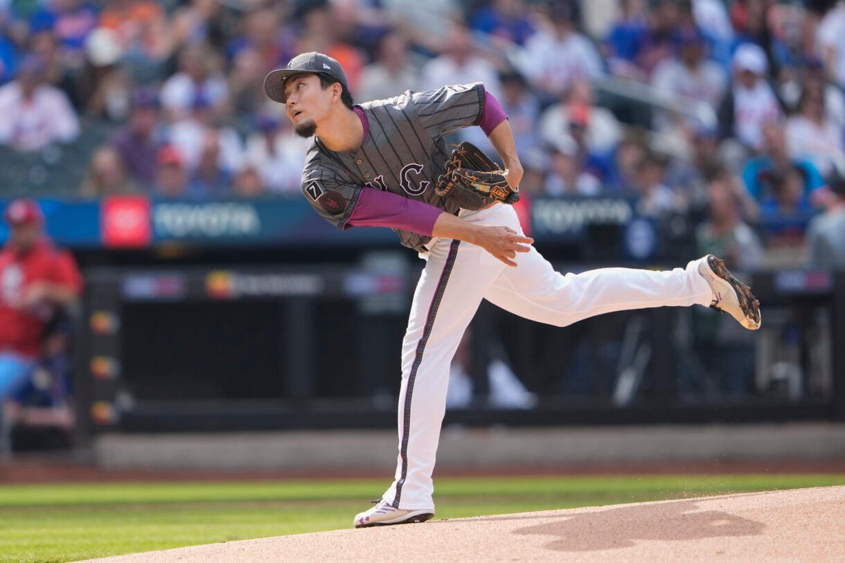 MLB: St. Louis Cardinals at New York Mets, kodai senga