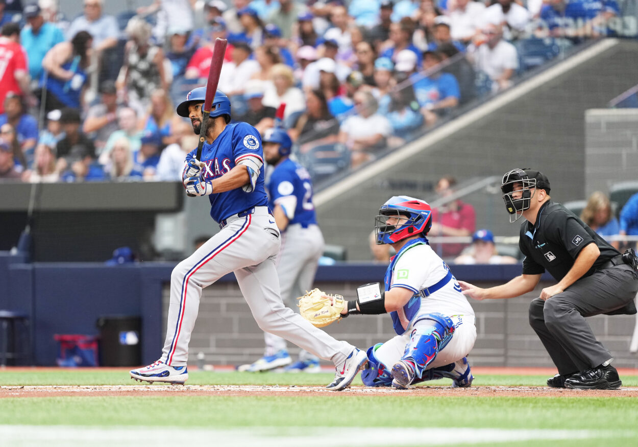 MLB: Texas Rangers at Toronto Blue Jays