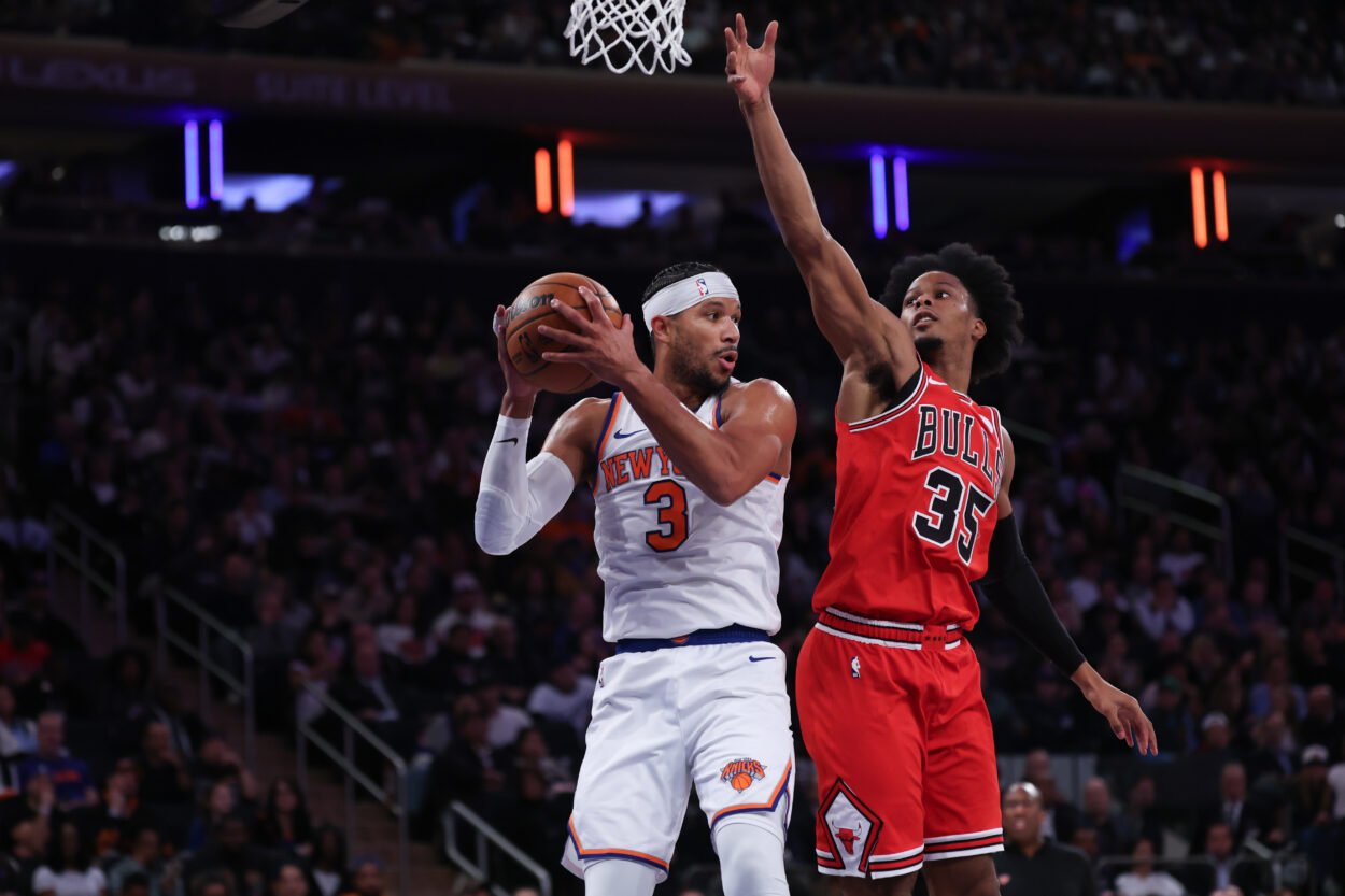 NBA: Chicago Bulls at New York Knicks, josh hart