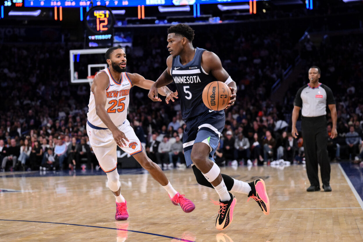 NBA: Preseason-Minnesota Timberwolves at New York Knicks, mikal bridges