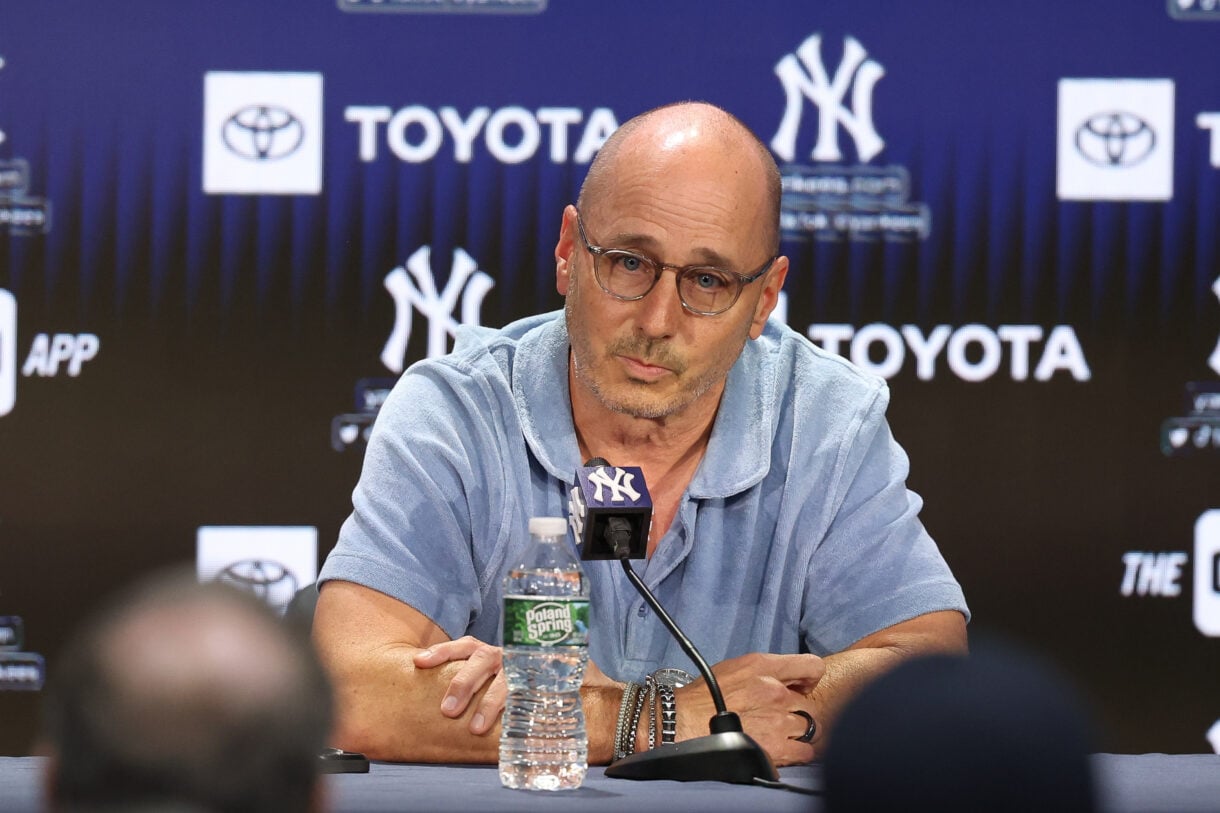 mlb: washington nationals at new york yankees, brian cashman mlb: washington nationals at new york yankees, brian cashman