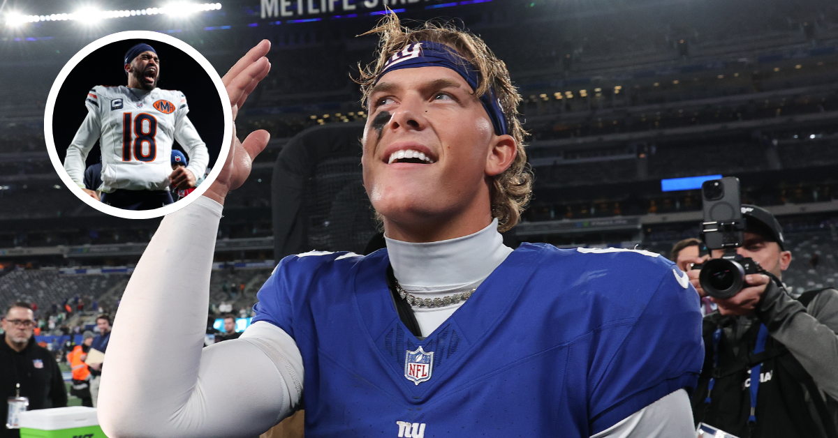 Giants, Jaxson Dart, Bears, Caleb Williams