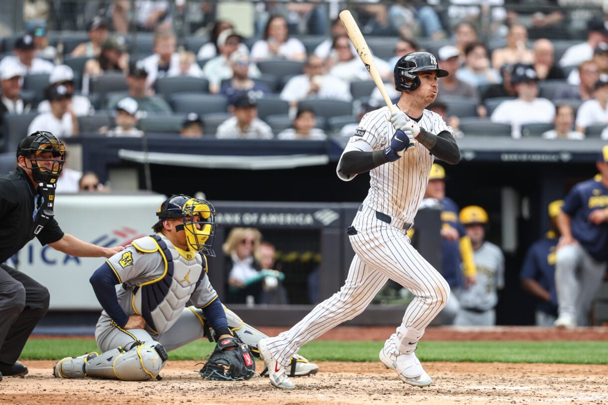 MLB: Milwaukee Brewers at New York Yankees, cody bellinger