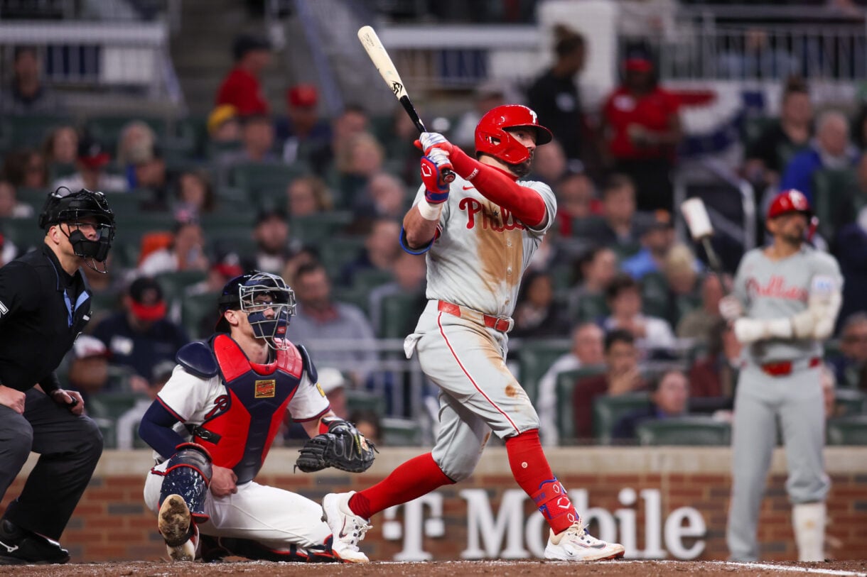 MLB: Philadelphia Phillies at Atlanta Braves Kyle Schwarber, Phillies