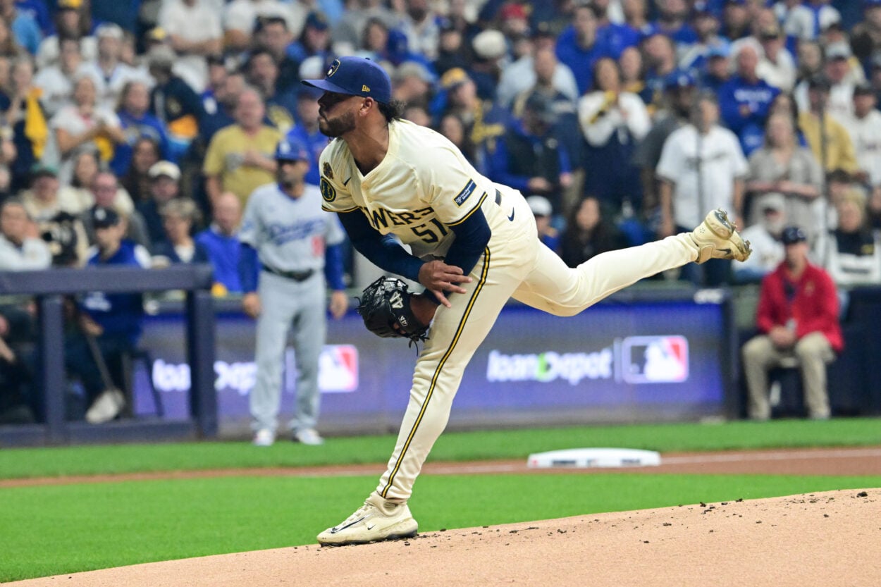 MLB: Playoffs-Los Angeles Dodgers at Milwaukee Brewers, freddy peralta, yankees