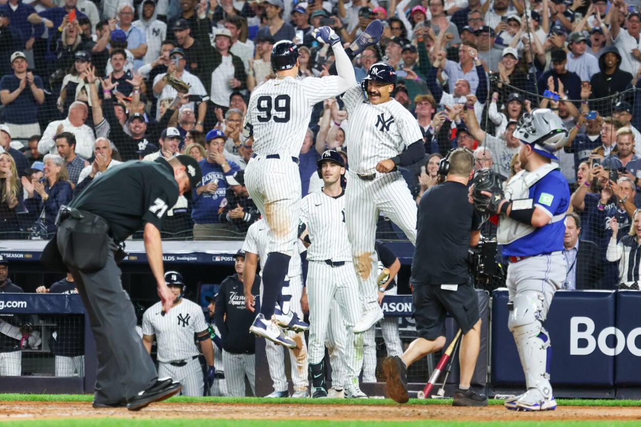 MLB: Playoffs-Toronto Blue Jays at New York Yankees
