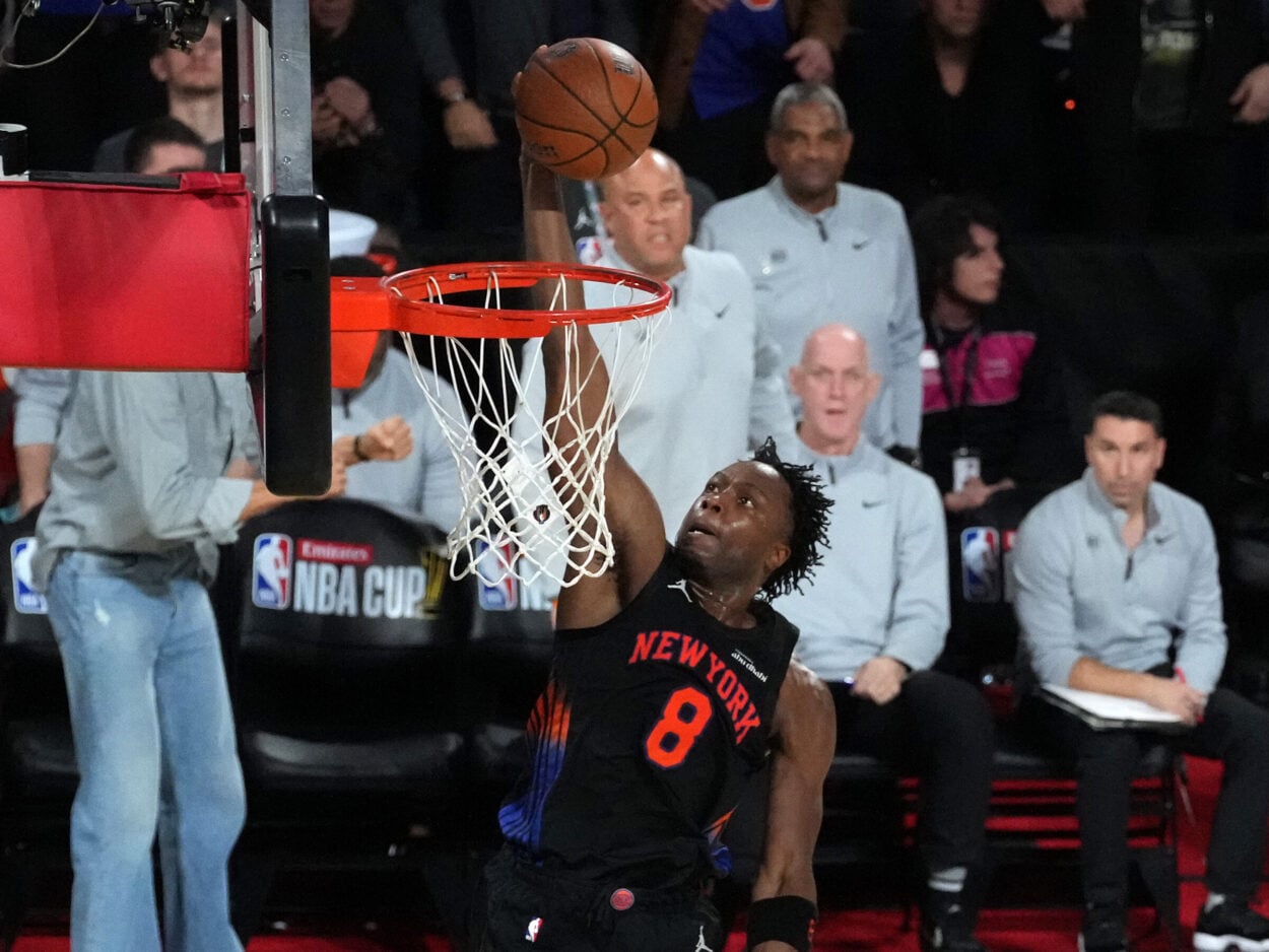 NBA: Emirates Cup Championship-San Antonio Spurs at New York Knicks