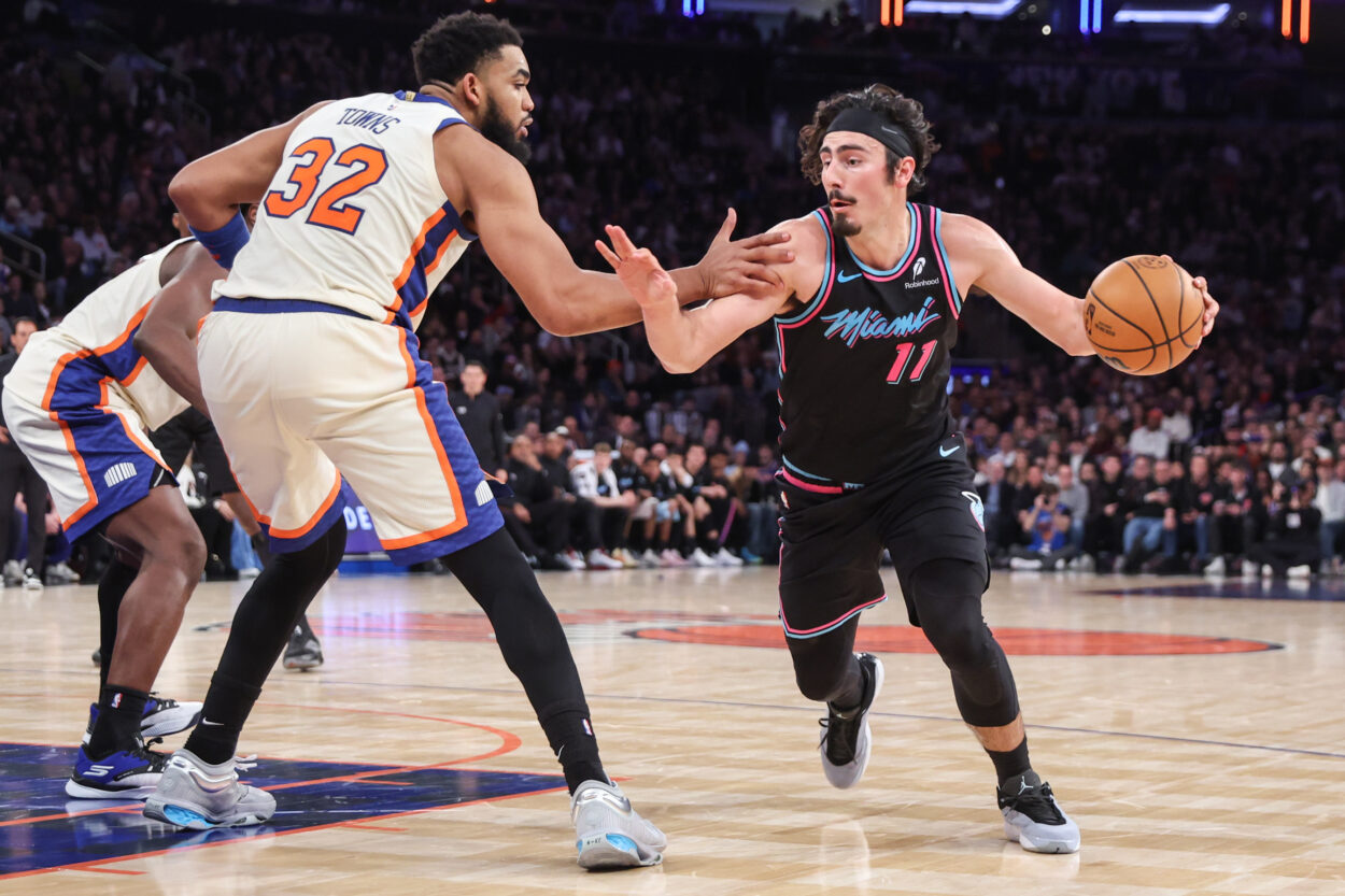 NBA: Miami Heat at New York Knicks