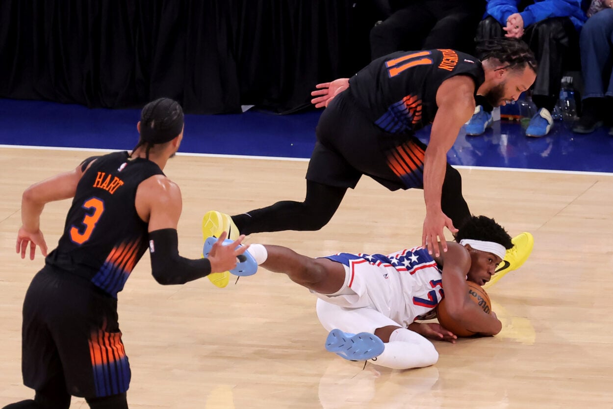 NBA: Philadelphia 76ers at New York Knicks