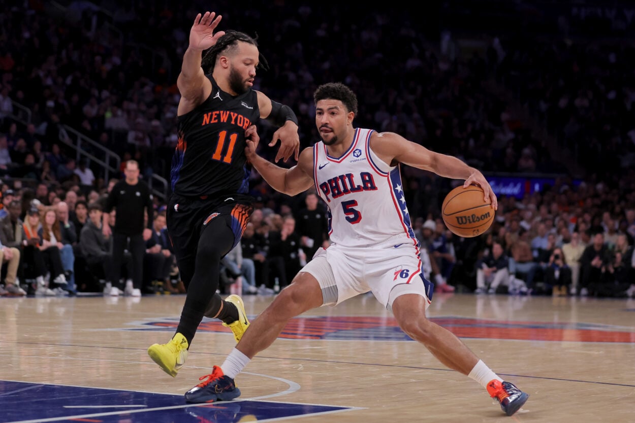 NBA: Philadelphia 76ers at New York Knicks
