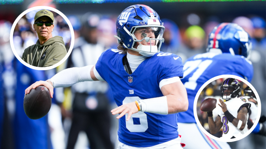 Giants, Lamar Jackson, Jaxson Dart, Todd Monken