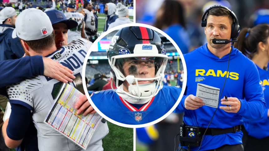 giants, chris shula, klint kubiak, jaxson dart