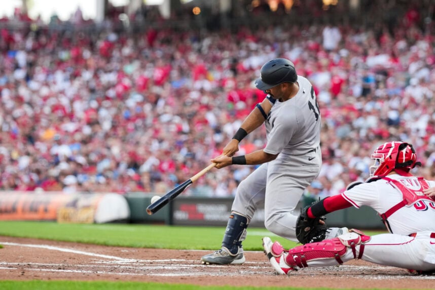MLB: New York Yankees at Cincinnati Reds, trent grisham