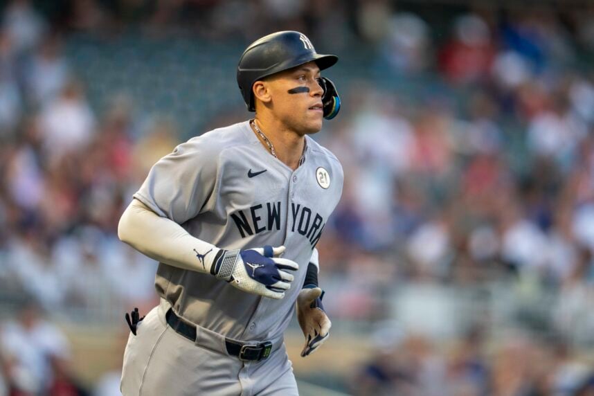 Aaron Judge, MLB: New York Yankees at Minnesota Twins