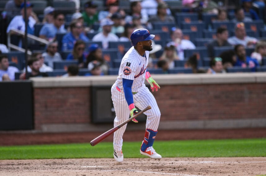 MLB: Washington Nationals at New York Mets, starling marte