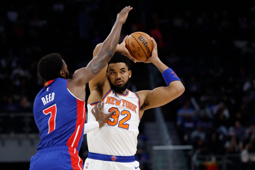 NBA: New York Knicks at Detroit Pistons