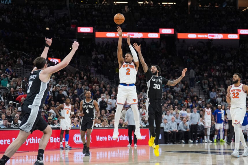 NBA: New York Knicks at San Antonio Spurs