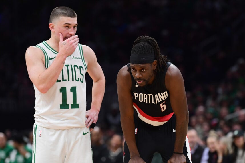 NBA: Portland Trail Blazers at Boston Celtics