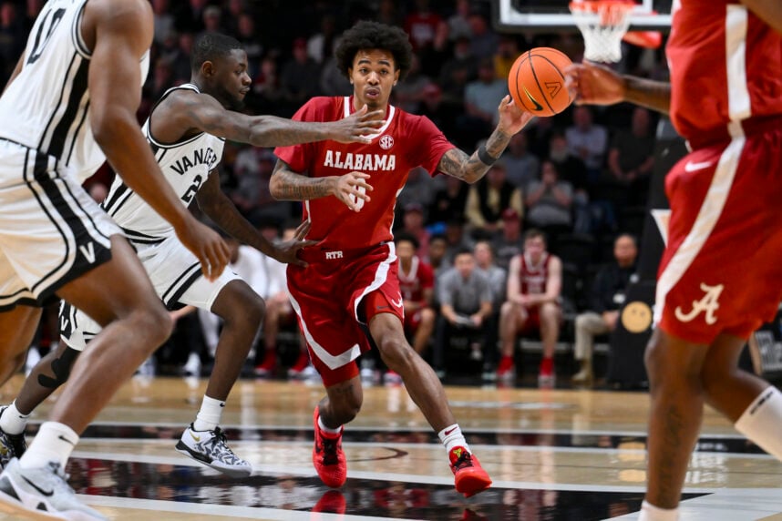 NCAA Basketball: Alabama at Vanderbilt