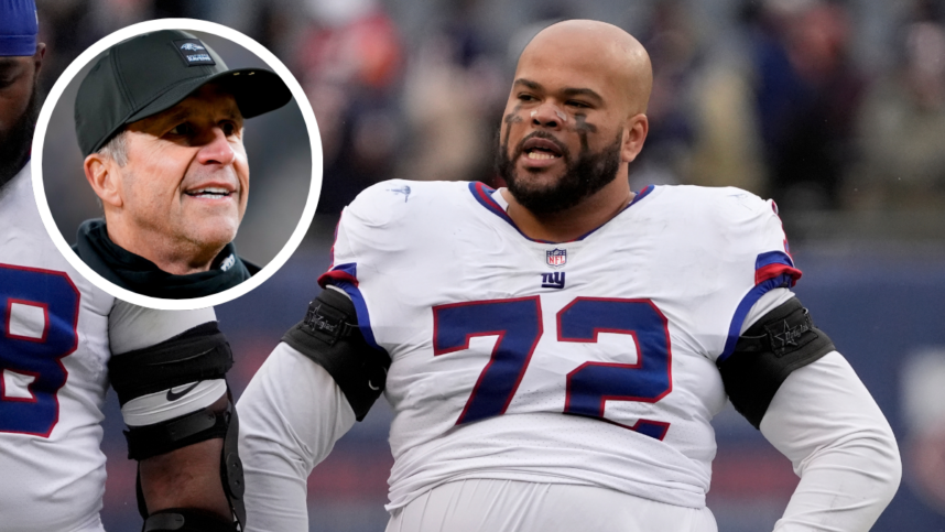 Giants, Jermaine Eluemunor, John Harbaugh