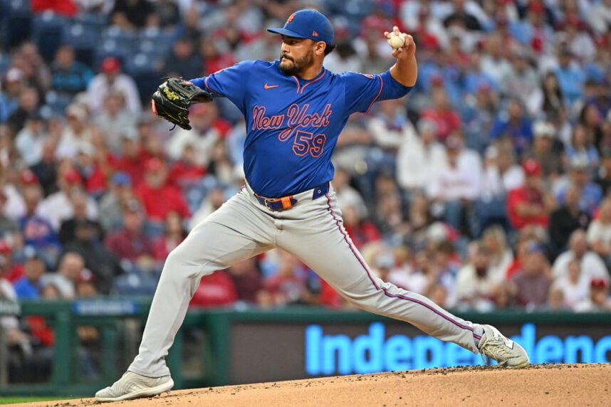 Sean Manaea: New York Mets at Philadelphia Phillies