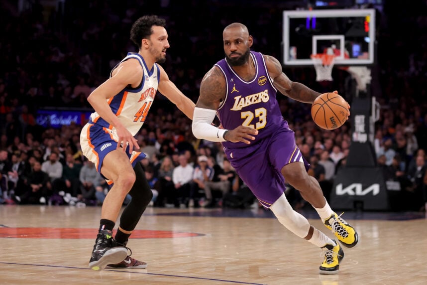 NBA: Los Angeles Lakers at New York Knicks