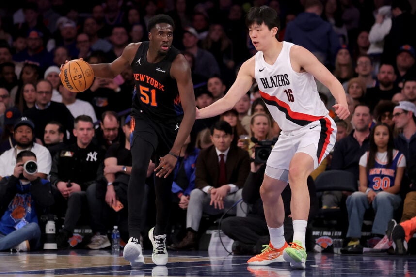 NBA: Portland Trail Blazers at New York Knicks