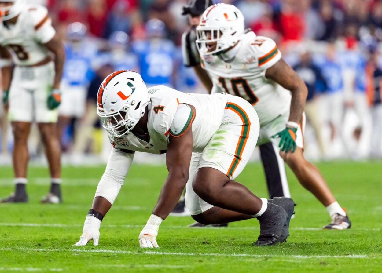 NCAA Football: Fiesta Bowl-Miami vs Mississippi, rueben bain, new york giants NCAA Football: Fiesta Bowl-Miami vs Mississippi, rueben bain, new york giants